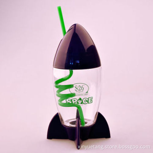 300mL BPA-free Plastic Tumbler with Straw